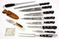 USA Bicentennial Hunting/Kitchen Knife Set
