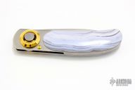 Paul Pocket Knife - Polished Stone Handle