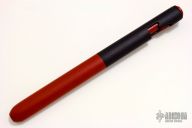 Raw D Rocket Titanium Bolt Action Pen - Red/Black