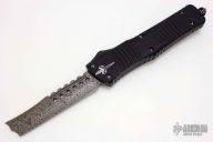 Combat Troodon - Hellhound Straight Razor Damascus