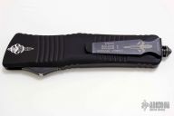 Combat Troodon - Hellhound Straight Razor Damascus