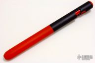 Raw D Rocket Titanium Bolt Action Pen - Red/Black
