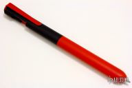 Raw D Rocket Titanium Bolt Action Pen - Red/Black
