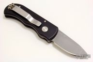 Runt - Black Handle Bead Blast Blade