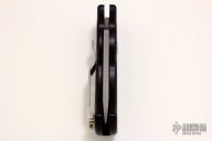 Runt - Black Handle Bead Blast Blade