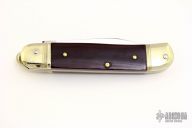 Black Micarta Leverlock Auto