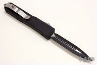 122-3CF Ultratech D/E Black Full Serrated - CF Top