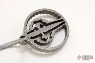 Titanium Dagger Logo Keychain