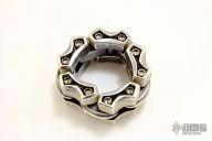 Axe Link Sterling Ring - Size 12-13