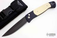 Brend Auto #1 - Black w/ Ivory Micarta / Black Blade