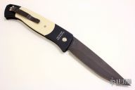 Brend Auto #1 - Black w/ Ivory Micarta / Black Blade