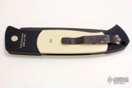 Brend Auto #1 - Black w/ Ivory Micarta / Black Blade