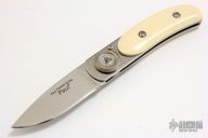 Paul Knife- Ivory Paper Micarta - First Production Run