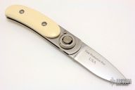 Paul Knife- Ivory Paper Micarta - First Production Run