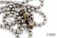 Skull Dog Tag Holder