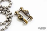 Skull Dog Tag Holder