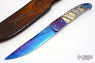 Slim Fighter - Damascus and Mammoth Tooth