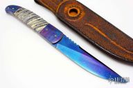 Slim Fighter - Damascus and Mammoth Tooth