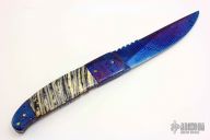 Slim Fighter - Damascus and Mammoth Tooth