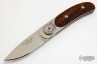 Paul Pocket Knife - Carved Wood Handle