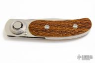 Paul Pocket Knife - Carved Wood Handle