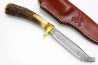 Cable Damascus Fixed Blade