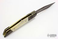 Damascus and Walrus Ivory Flipper