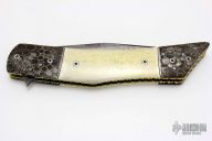 Damascus and Walrus Ivory Flipper