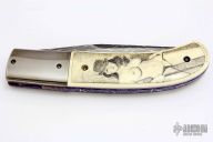 Scrimshawed Linerlock Folder
