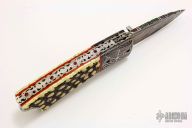 Damascus and Armadillo Linerlock