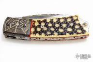 Damascus and Armadillo Linerlock