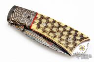 Damascus and Armadillo Linerlock