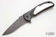 Modulator Flipper with Zirc, Damascus, and Pearl