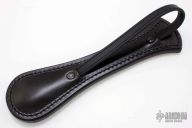 9" Black Leather Sap