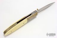 Scrimshawed Mammoth Linerlock