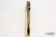 Scrimshawed Mammoth Linerlock