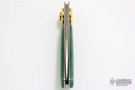 Paul Pocket Knife - Damascus Blade / Polished Jade Handle