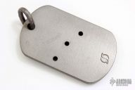 Titanium Heart Dogtag