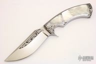 Engraved Integral Fixed Blade