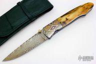 Model LL19 - Damascus and Mammoth Ivory