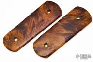 Set of Custom Made Protech Large Don Scales in Amboyna Burl