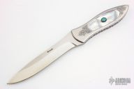 Drop Point Fixed Blade - Engraved