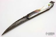 Damascus and Pearl Linerlock