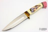 "The Dancer and The Dreamer" Fixed Blade