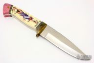 "The Dancer and The Dreamer" Fixed Blade