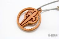 Copper Dagger Logo Keychain