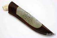 Hunter - Feather Pattern Damascus and Warthog