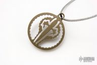 Titanium Dagger Logo Keychain