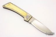 Large Lockback Folder - Script Signed Blade