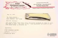 Large Lockback Folder - Script Signed Blade